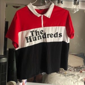 T-shirt with front zipper